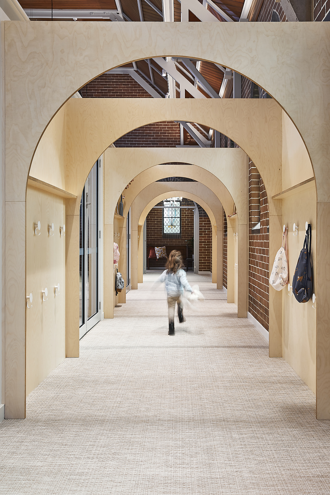 Interior photograph of Cheltenham Early Education Centre by Pablo Veiga